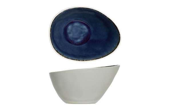 Spirit Blue Bol oval 15x11.5xH8.5cm